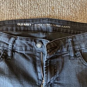 Old navy skinny jeans black size 4